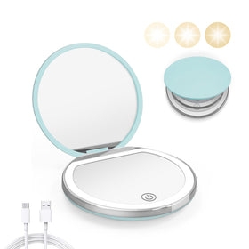 Kakuje front view of mint compact showing clean design and portability