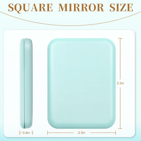 Kakuje mirror placed in purse lifestyle scene ready for travel touch-ups