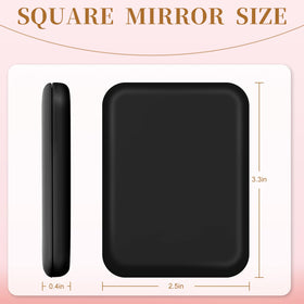 Kakuje mirror in purse lifestyle shot demonstrating convenience for touch-ups on the go