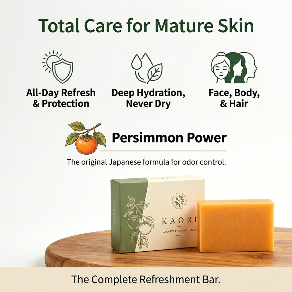 Kalani Glow soap lather on palm demonstrating gentle foaming and easy rinse