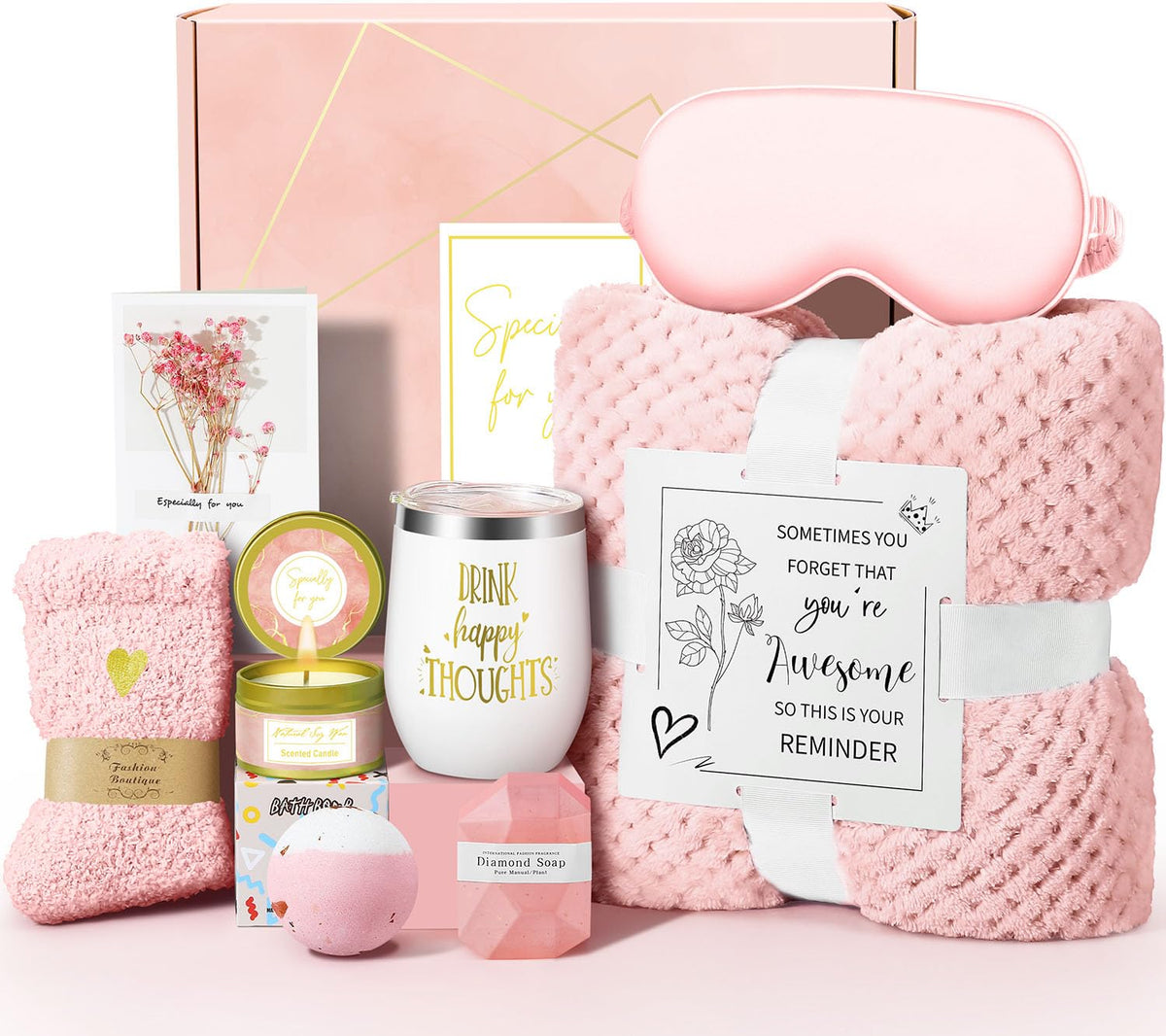 Kalokey gift basket front view showing elegant presentation and ready-to-gift appeal