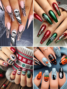 Kalolary dotting detail on nail illustrating crisp dots and lines
