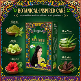KANGANA application with brush demonstrating simple at-home use