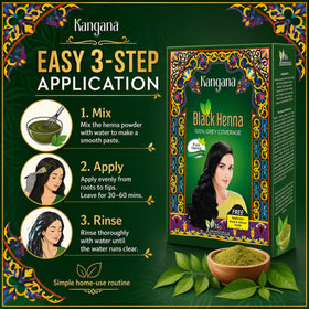 KANGANA ingredients label detail featuring herbal benefits listed
