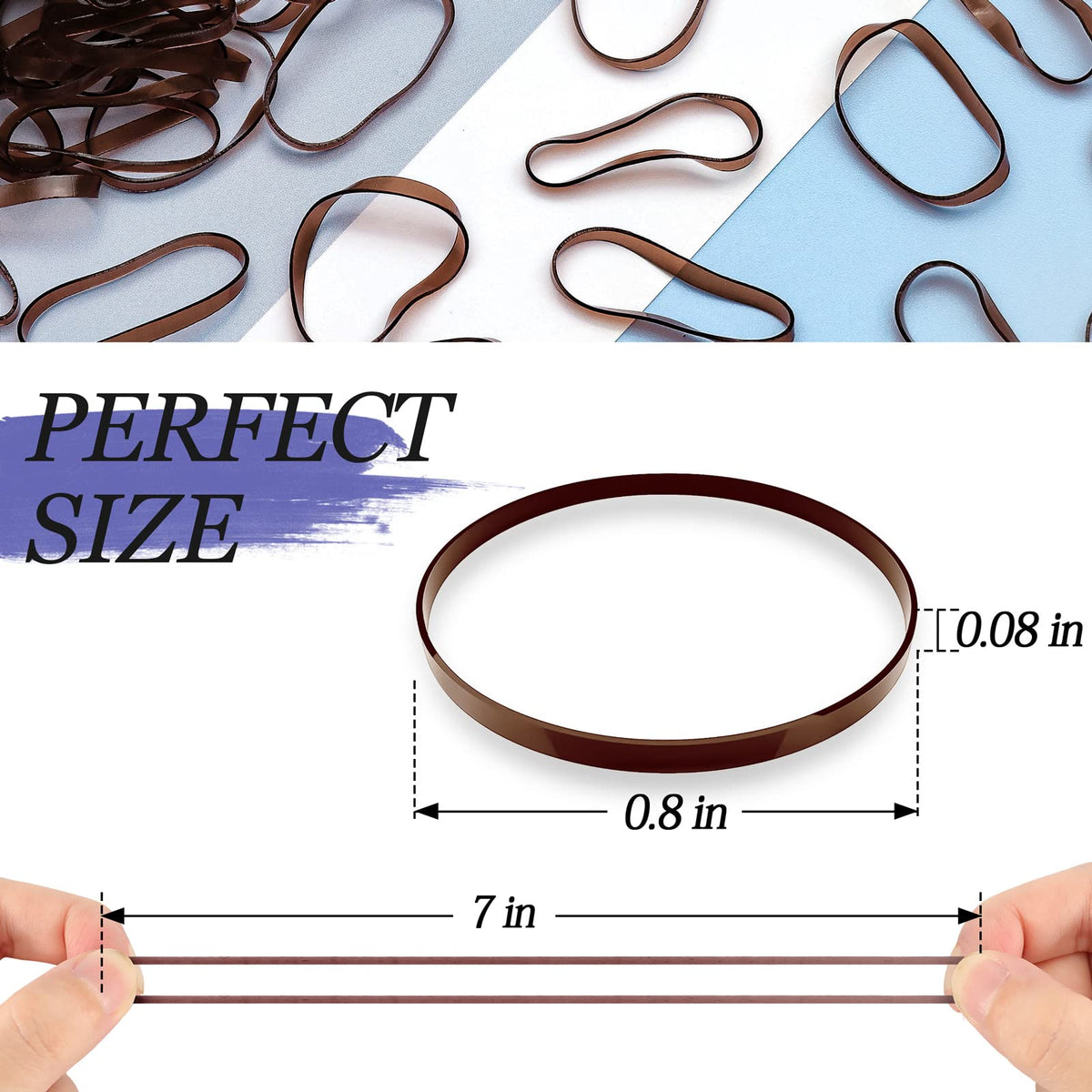 KANPRINCESS close-up of elastic texture highlighting soft flexible rubber benefit