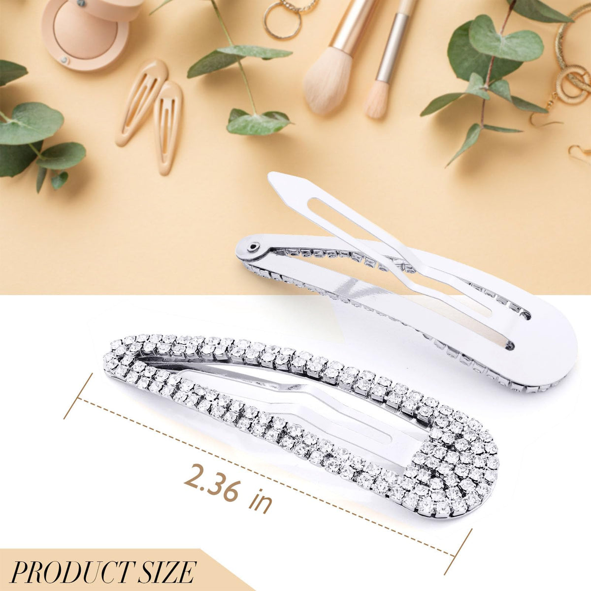 KANPRINCESS close-up of rhinestone detailing highlighting secure stone setting and shine