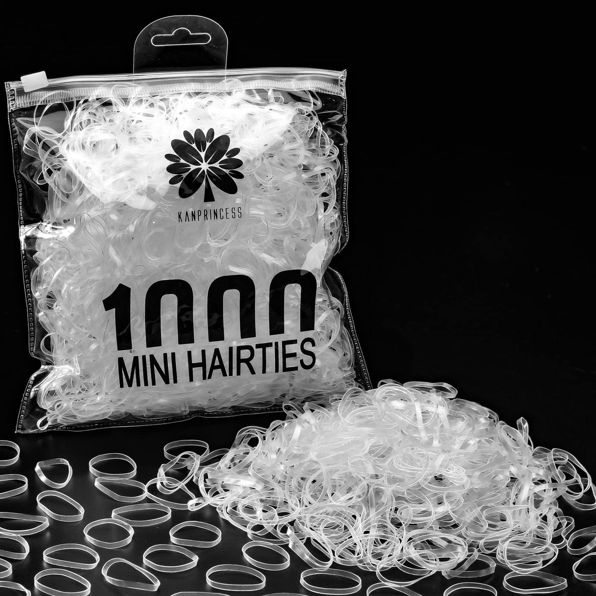 KANPRINCESS front packaging showing 1000 clear bands and quantity benefit
