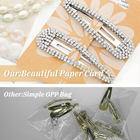KANPRINCESS hair clip used in a half-up hairstyle adding elegant sparkle for events