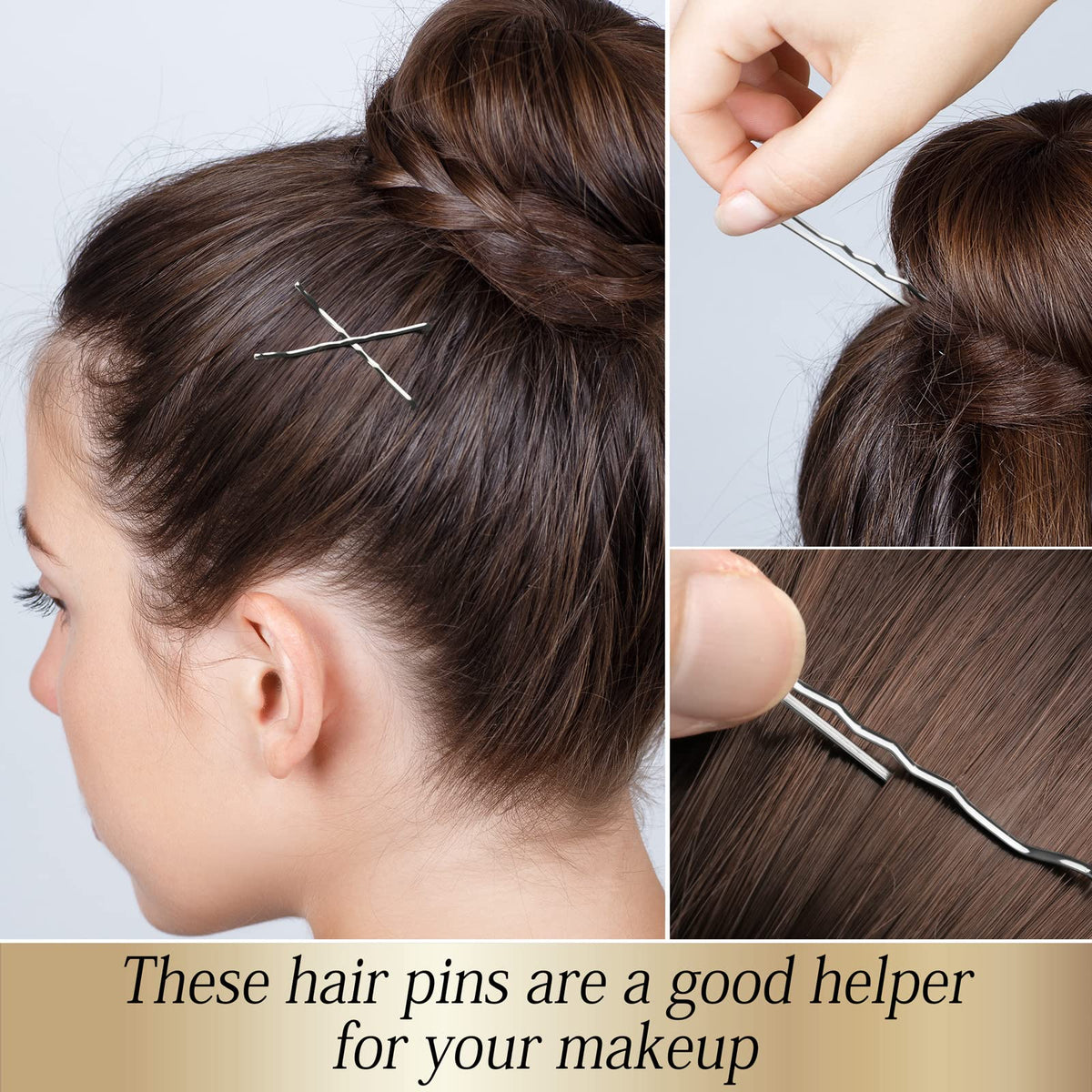 KANPRINCESS stylist using pins in salon, professional-ready durability and quantity