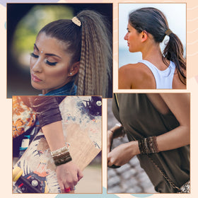 KANPRINCESS stacked bracelets on wrist displaying wearable style and convenience