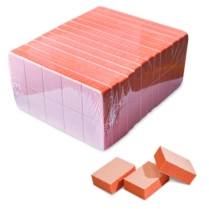 Karlash mini buffer front packaging showing 130-count for salon convenience