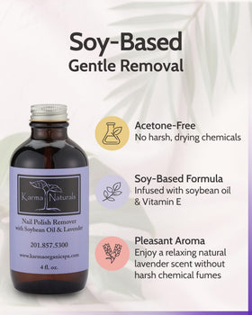 karma organic close-up label highlighting plant-based ingredients and benefits