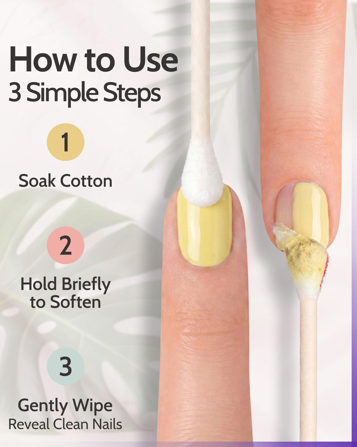 karma organic nails after removal showing conditioned, non-brittle nail surface