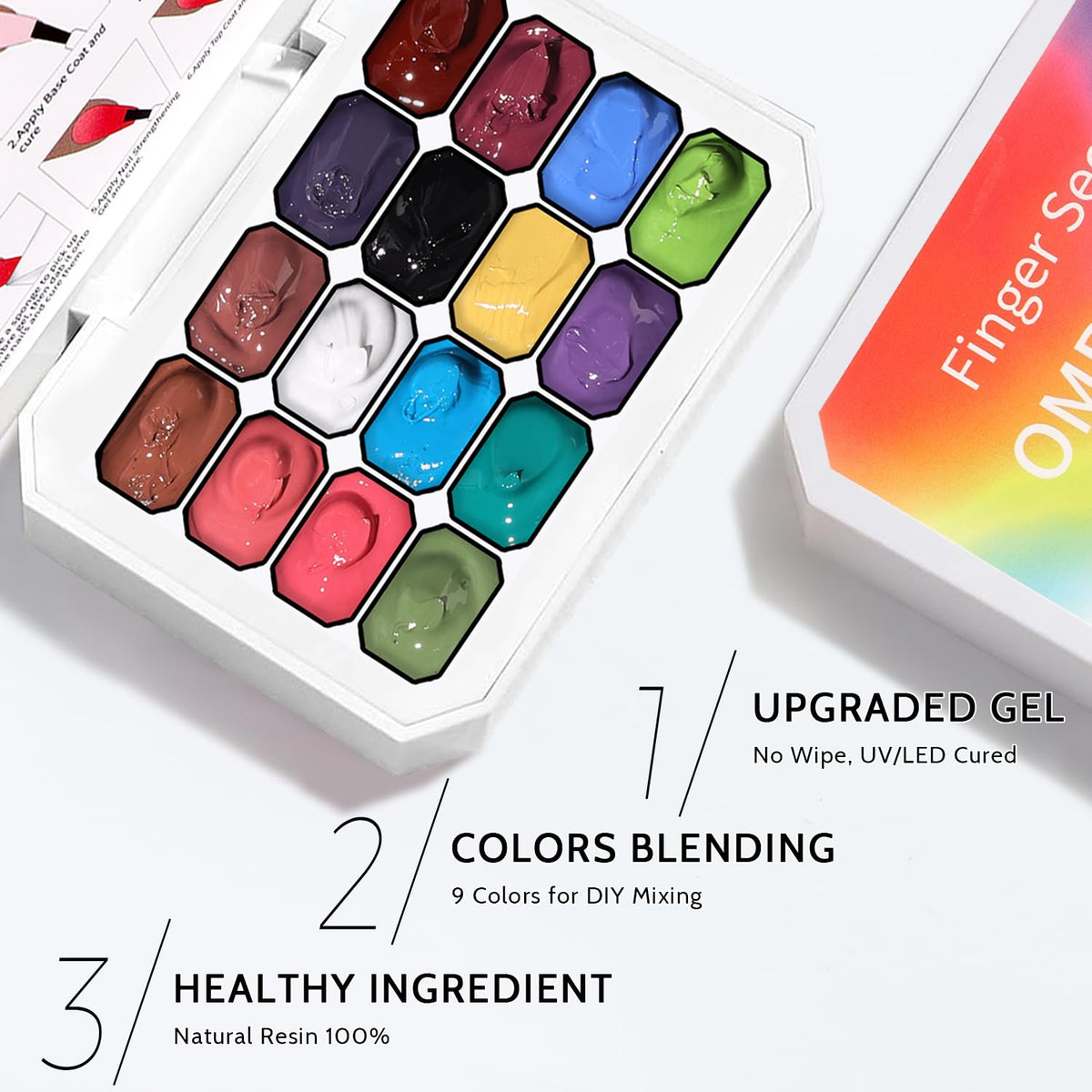 Karroy applying chrome powder with gel for reflective finishes