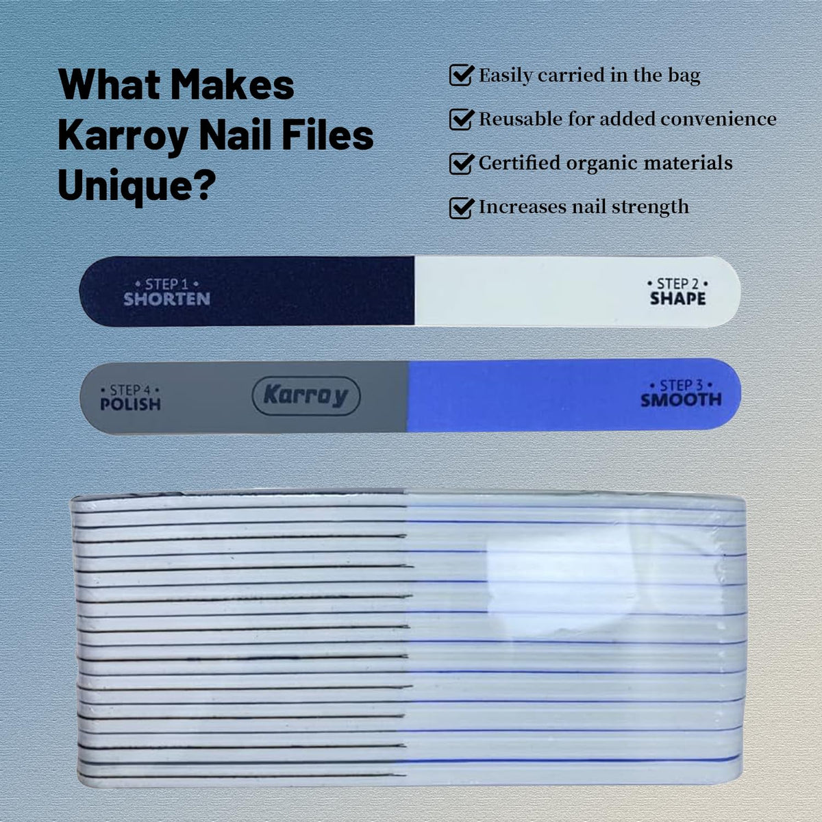 Karroy in use shaping a fingernail for precise length