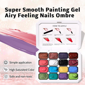 Karroy sponge patting ombre in action for easy gradient effect