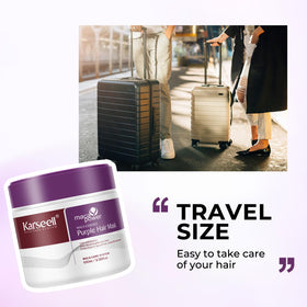 Karseell application on hair cream demonstrating even pigment deposit and conditioning