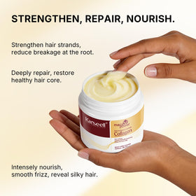 Karseell visible before and after on hair ends showing reduced frizz and smoother finish