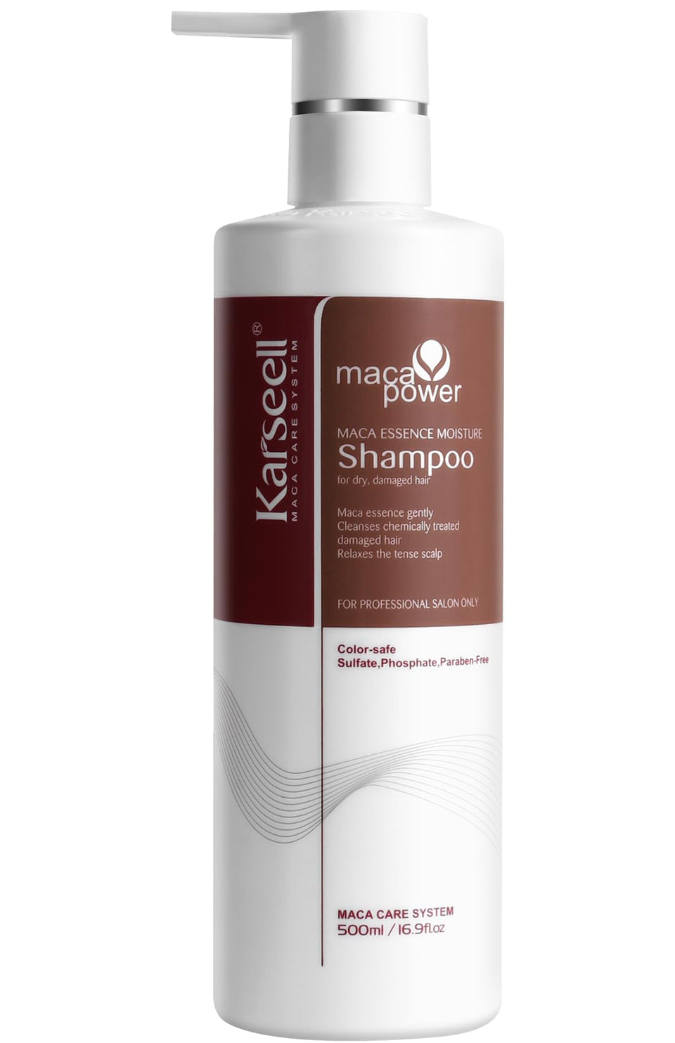 Karseell front packaging 500ml showing bottle and benefit of deep moisturizing