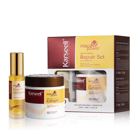 Karseell front packaging showing both collagen mask and argan oil benefits