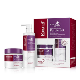 Karseell front packaging showing both shampoo and mask with clear benefits