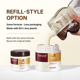 Karseell keratin ingredient image emphasizing strengthening benefit