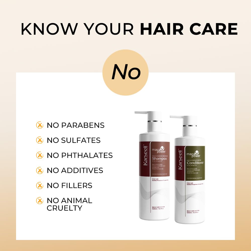 Karseell styled hair lifestyle shot showing smooth, shiny hair after treatment