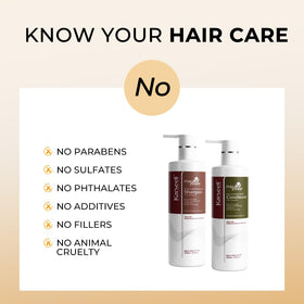 Karseell styled hair lifestyle shot showing smooth, shiny hair after treatment
