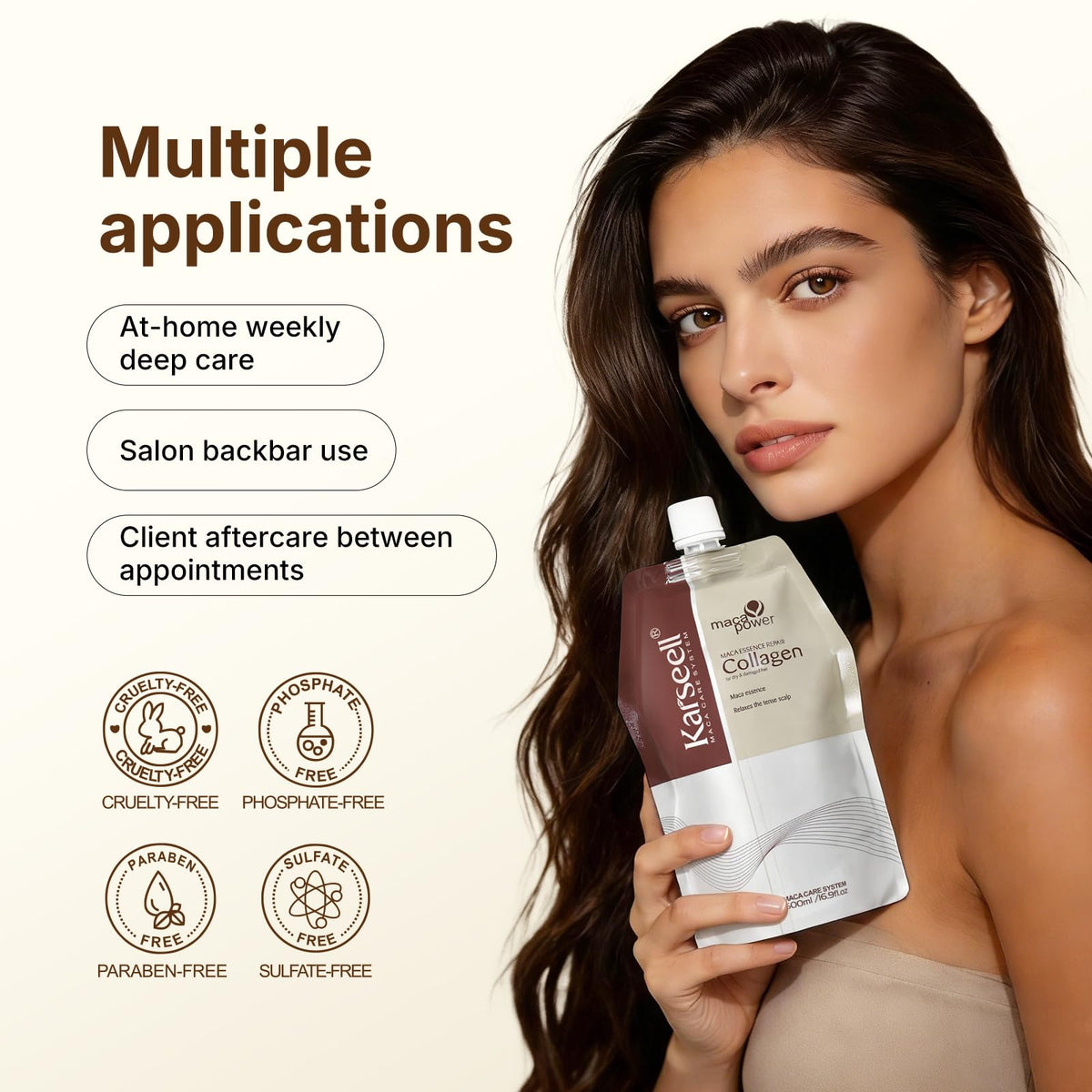 Karseell used by stylist in salon illustrating professional results