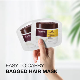 Karseell rinsed hair smooth and shiny, showing frizz control benefit