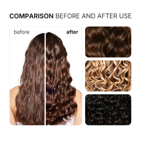 Stylist using Karseell in salon setting to shape curls and speed up client styling