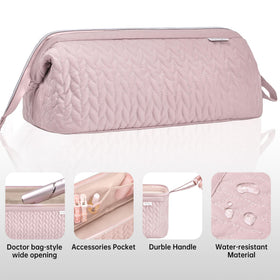 KarSyon neatly arranged accessories inside case for tidy travel benefit