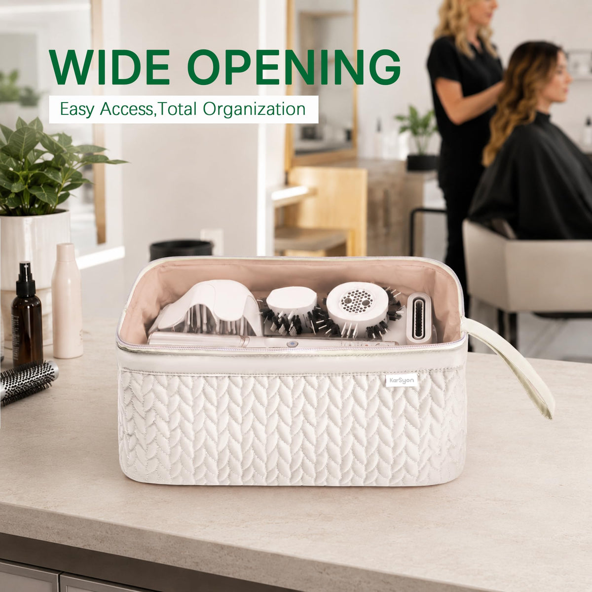 KarSyon interior open doctor-bag view with organized access benefit