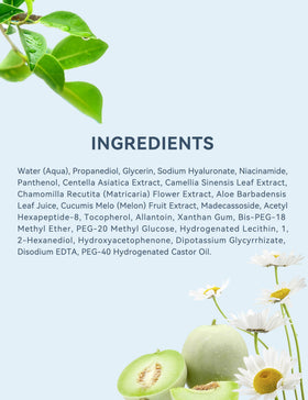 KARUNO ingredient label close-up displaying key actives and clean formulation benefits