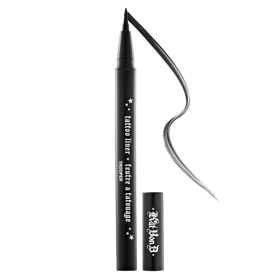 Kat Von D tattoo liner front packaging showing sleek tube and brand