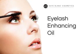 Kate Blanc Cosmetics oil pouring to show thick texture and moisturizing benefit