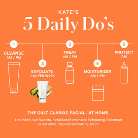 Kate Somerville application on hand demonstrating spreadable texture and control