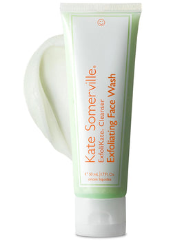 Kate Somerville travel-size bottle front view showing clean packaging and portability