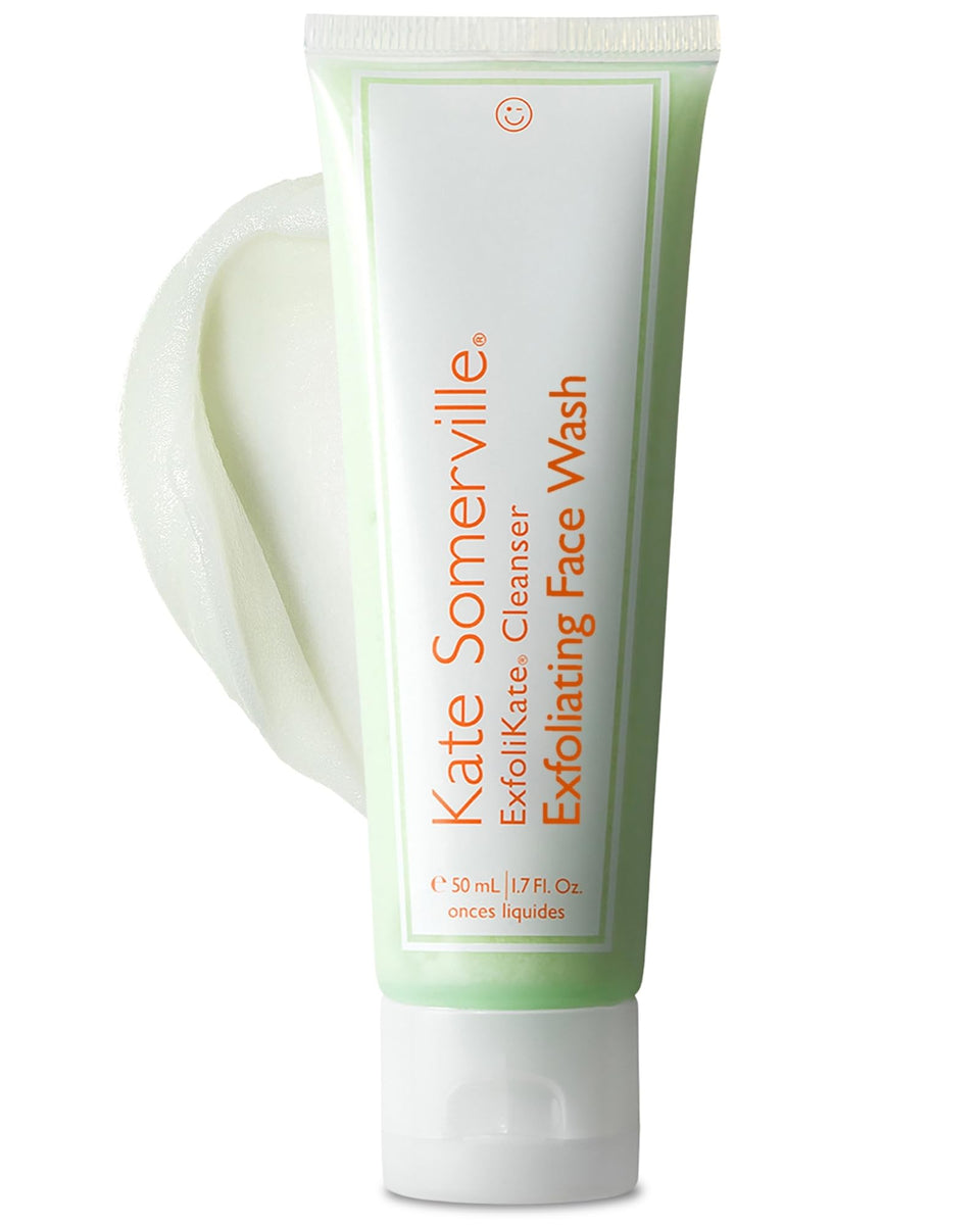Kate Somerville travel-size bottle front view showing clean packaging and portability