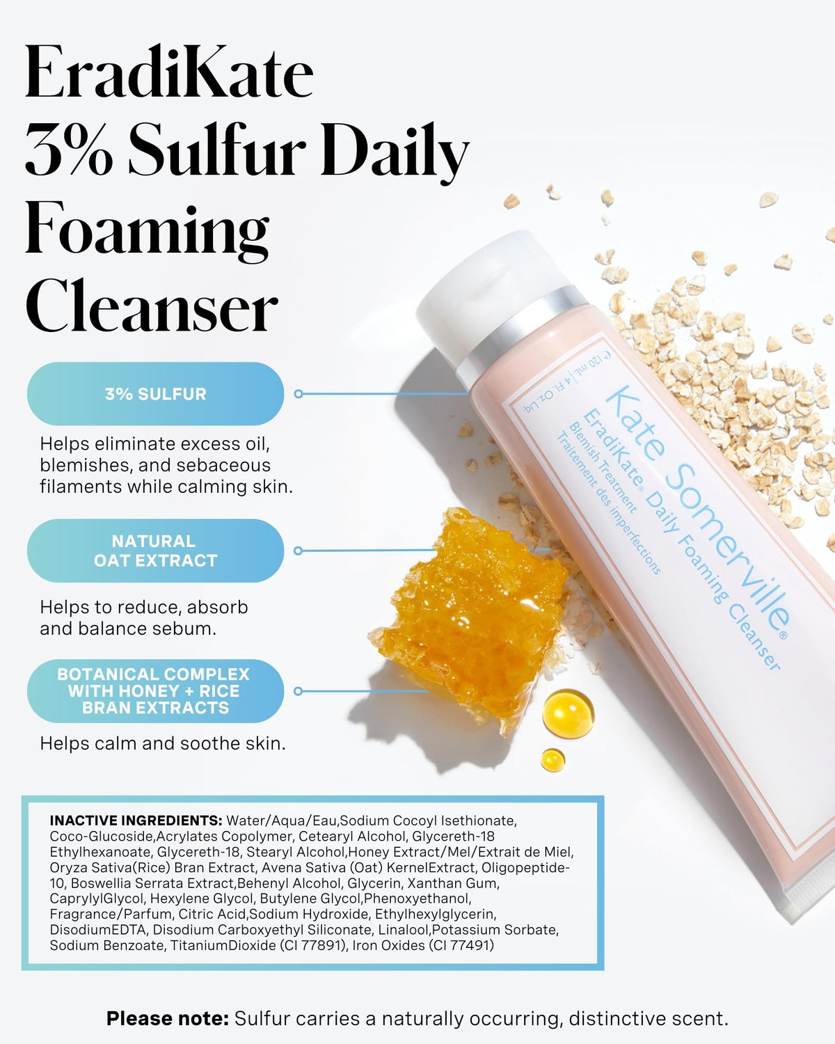 Kate Somerville foaming texture closeup demonstrating gentle lather benefit