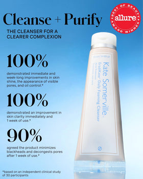 Kate Somerville product label and ingredients detail for informed ingredient benefit