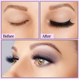 KATGE tweezers holding a lash band to show accurate, mess-free placement