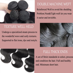 Katspon body wave strand texture close-up showing softness and bounce