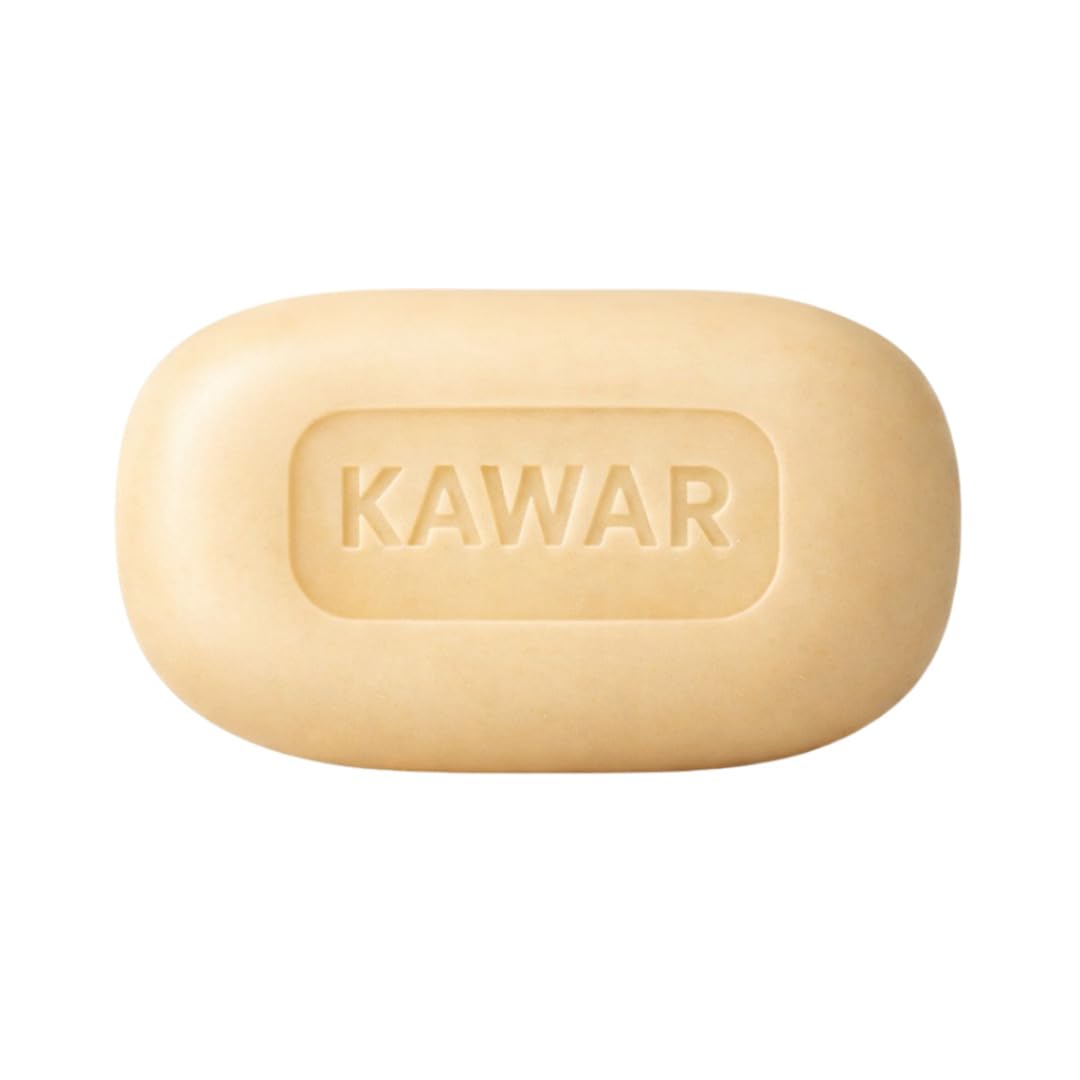 KAWAR soap lather on hand demonstrating cleansing foam benefit