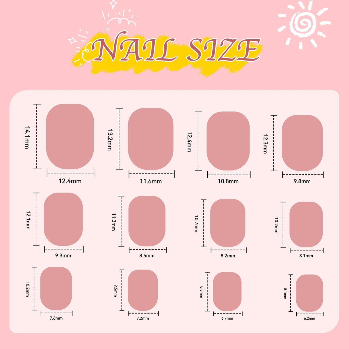 Kawyehu nails in a birthday party setting, fun decorative nails for events
