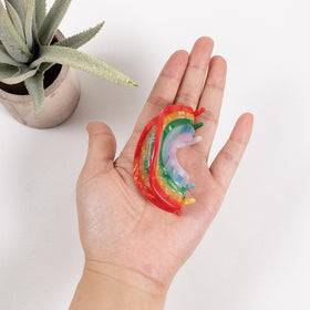 KCHIES rainbow clip side profile highlighting spring and jaw shape for secure hold