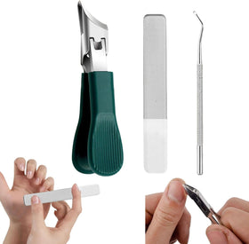 Kcyuowq clippers front view showing compact kit and clean design benefit
