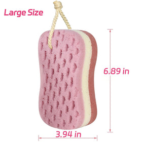 KECUCO sponge shown in hand to demonstrate extra-large scale and coverage