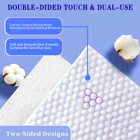 KeeiZoes close-up of cotton texture highlighting softness and absorbency