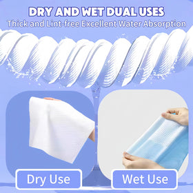 KeeiZoes individually wrapped towel with pop-up access for hygienic use